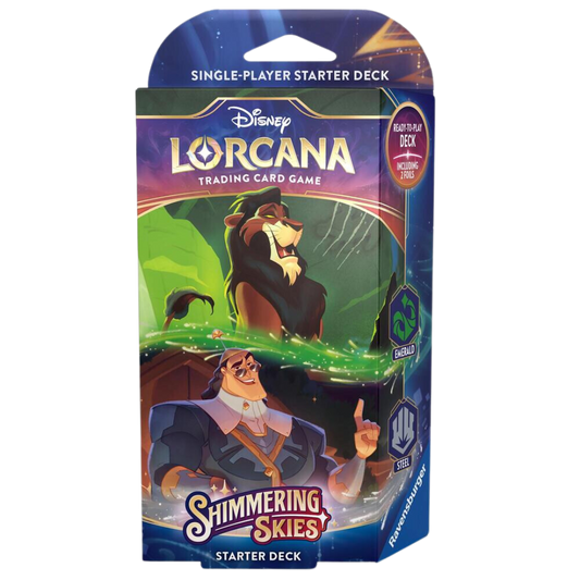 Lorcana Shimmering Skies Starter Deck (Emerald & Steel)