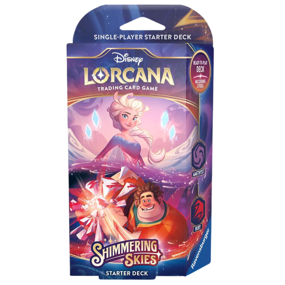 Lorcana Shimmering Skies Starter Deck (Amethyst & Ruby)