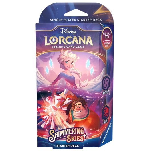 Lorcana Shimmering Skies Starter Deck (Amethyst & Ruby)