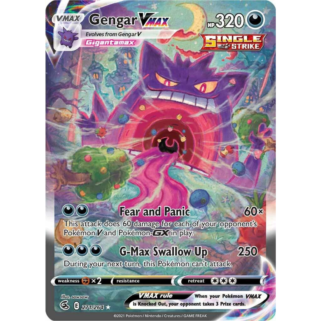 Gengar VMAX Alt Art [271/264] (Sword and Shield: Fusion Strike)