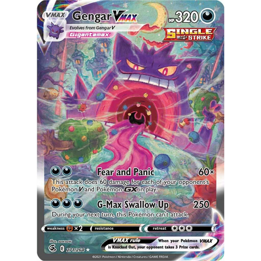 Gengar VMAX Alt Art [271/264] (Sword and Shield: Fusion Strike)