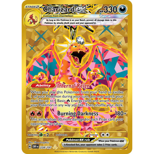 Charizard Ex [228/197] SV: Obsidian Flames