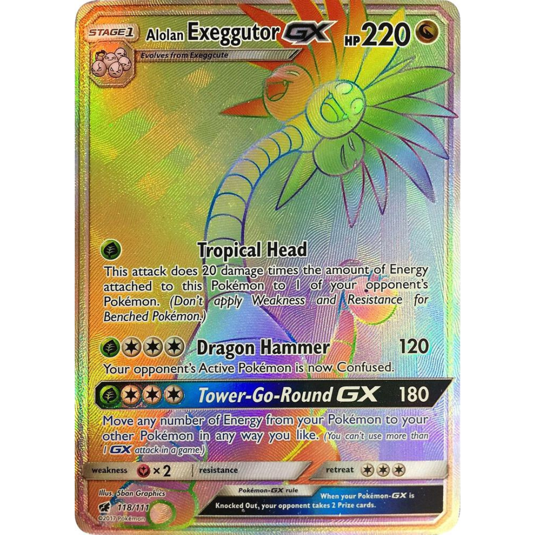 Alolan Exeggutor GX [118/111] Secret SM: Crimson Invasion