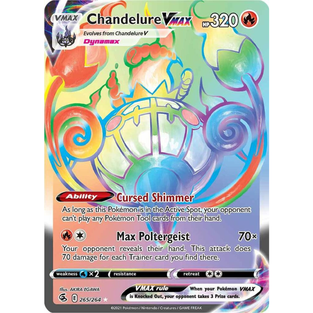 Chandelure Vmax [265/264] SWSH: Fusion Strike