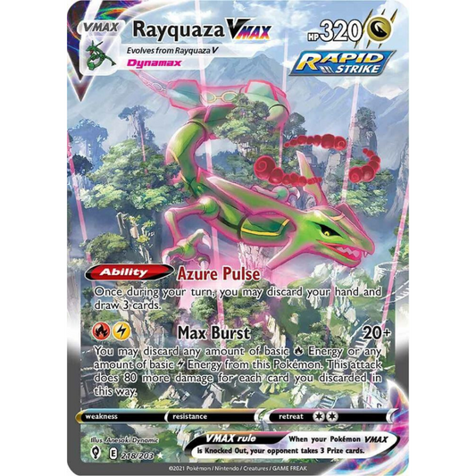 Rayquaza VMAX Alt Art [218/203] (Sword and Shield: Evolving Skies)