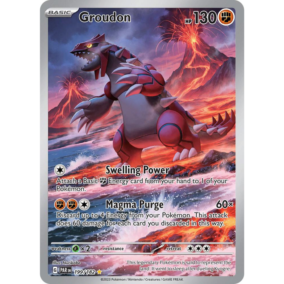 Groudon IR [199/182] (Scarlet & Violet: Paradox Rift)