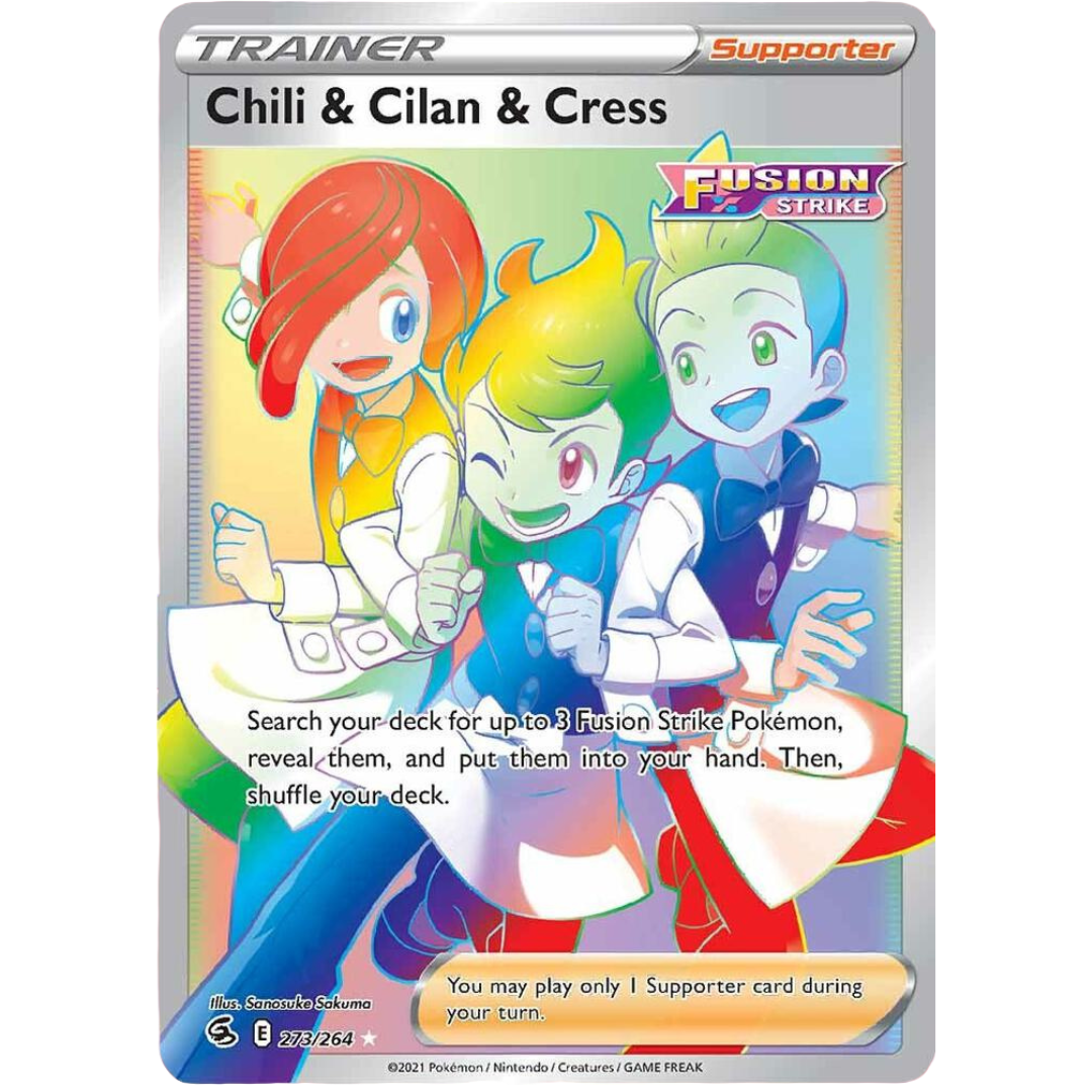 Chili & Cilan & Cress [273/264] SWSH: Fusion Strike