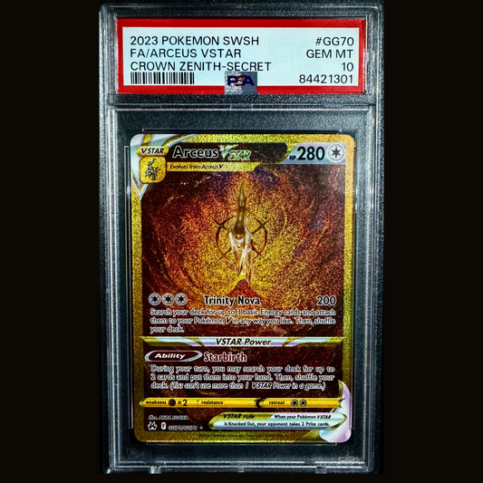 Arceus Vstar #GG70 PSA 10