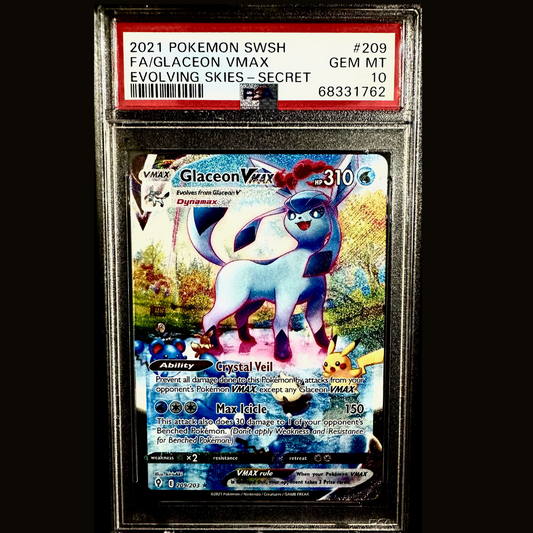 Glaceon Vmax #209 PSA 10