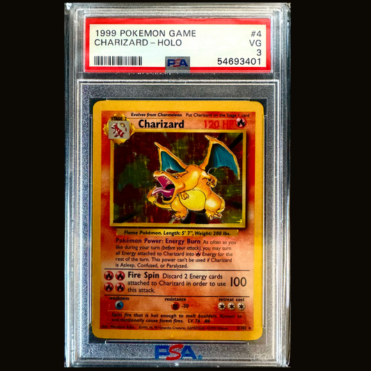 Charizard - Holo Base Set #4 PSA 3