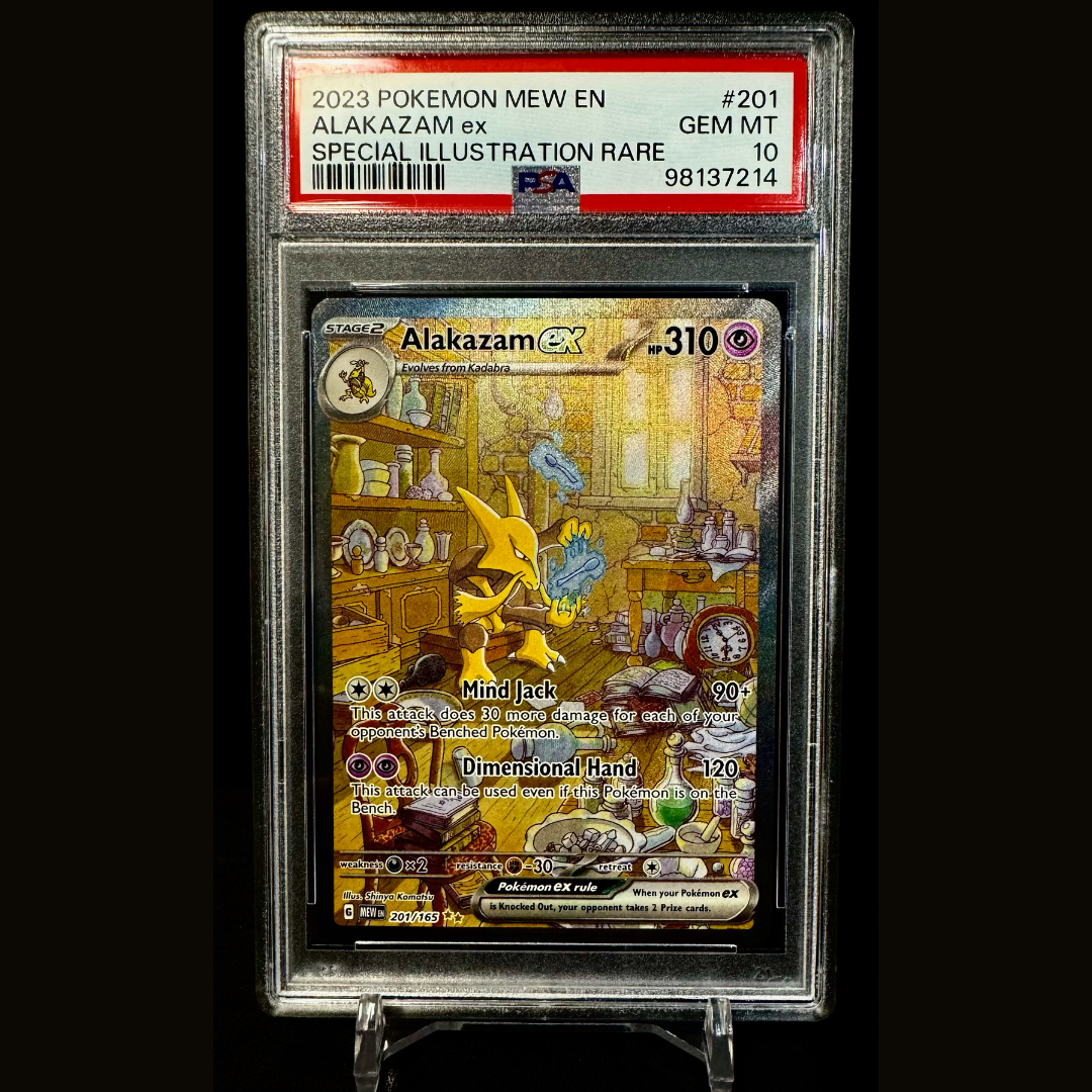 Alakazam Ex SIR #201 PSA 10